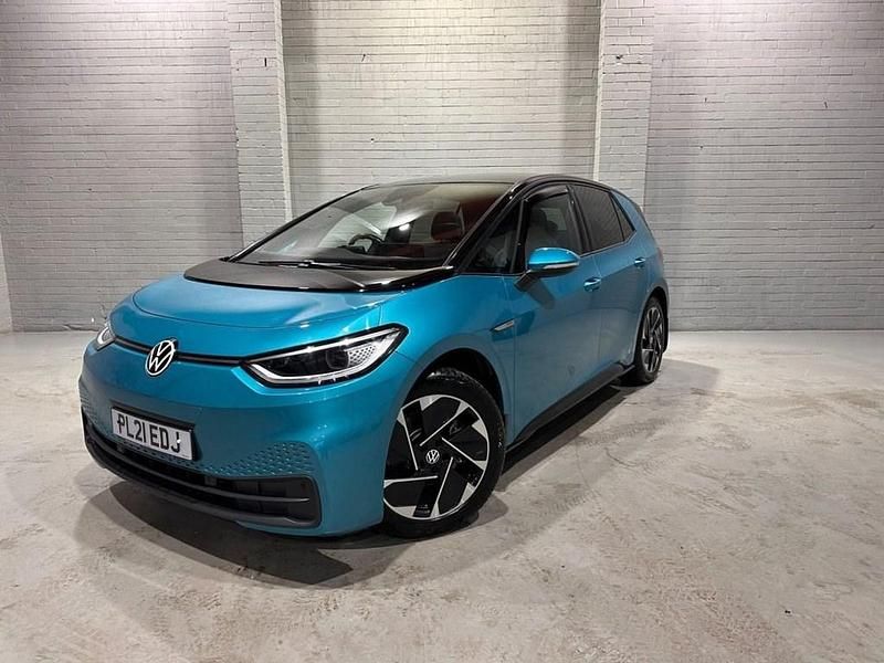 Used VW ID.3 Pro Performance 150 kW (204 HP) 2021 Blue Hatchback