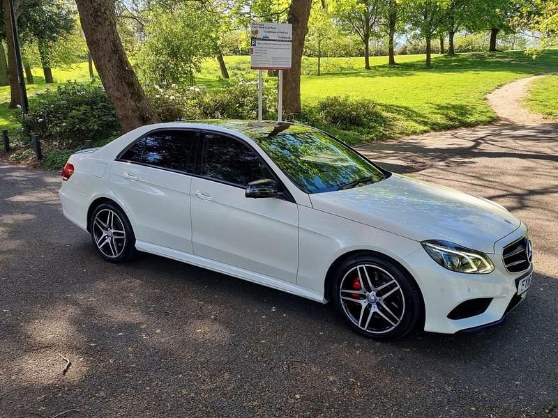 Used Mercedes E350 Premium 2016 White Sedan