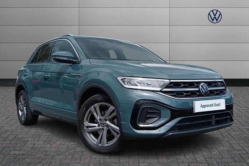 Blue Used 2024 VW T-Roc R-line SUV | £27,895 (A bit pricey) - Image 1/4