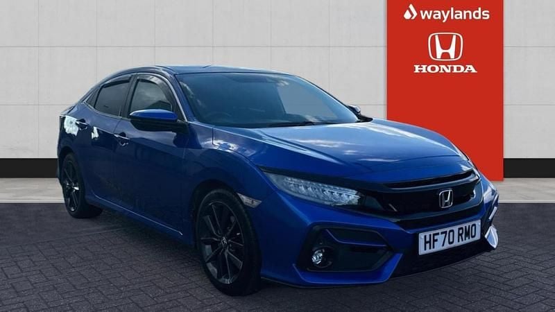 Blue Used 2020 Honda Civic SR Hatchback | £15,650 (Fair price) - Image 1/4