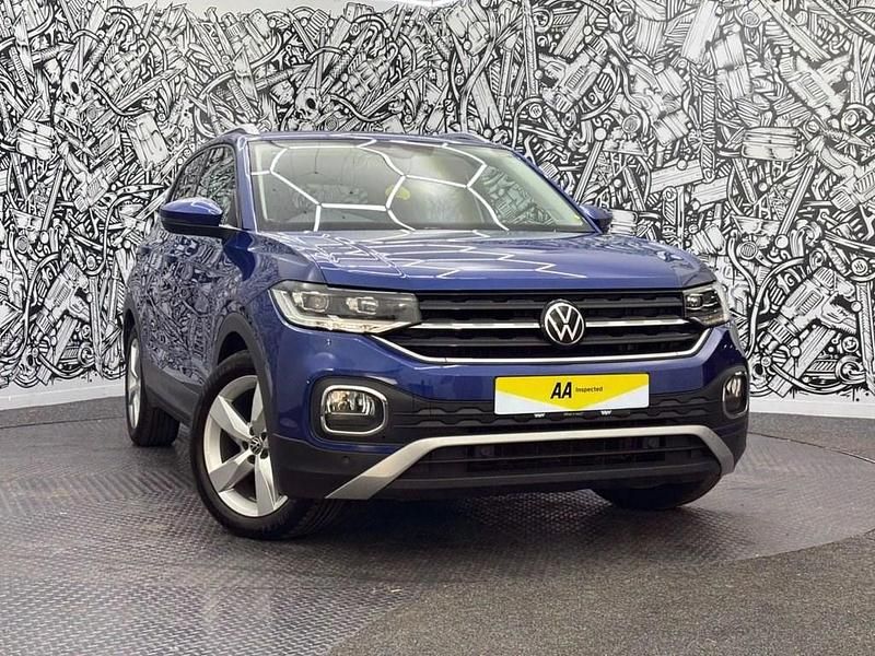 Used VW T-Cross SEL 110 HP (80 kW) 2020 Blue SUV