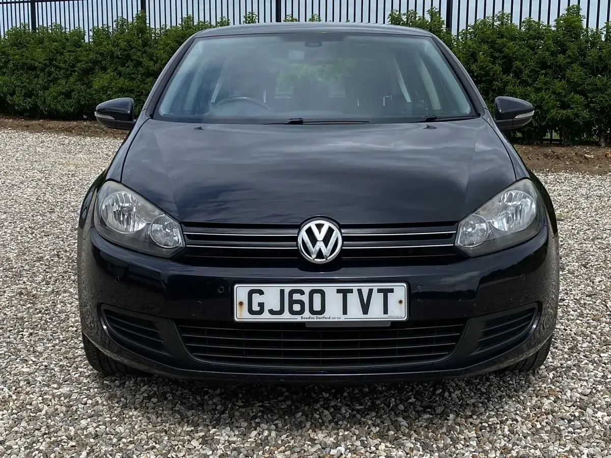 Used VW Golf VI Match 105 HP (77 kW) 2010 Black Hatchback