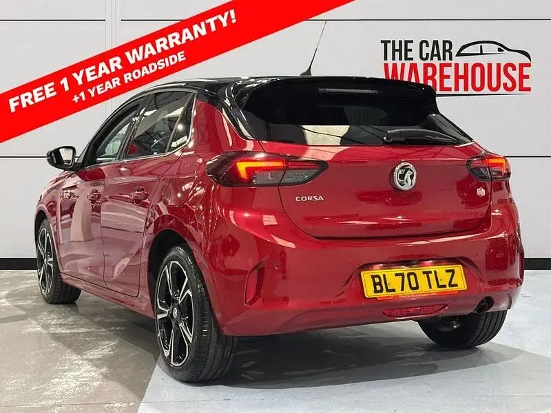 Used Vauxhall Corsa Ultimate 100 HP (73 kW) 2020 Red Hatchback