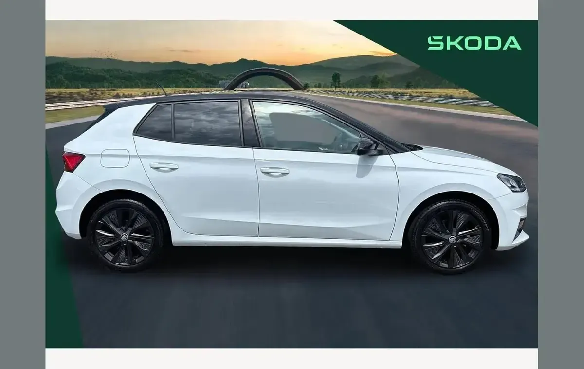New Skoda Fabia Design Edition 116 HP (85 kW) 2026 White Hatchback