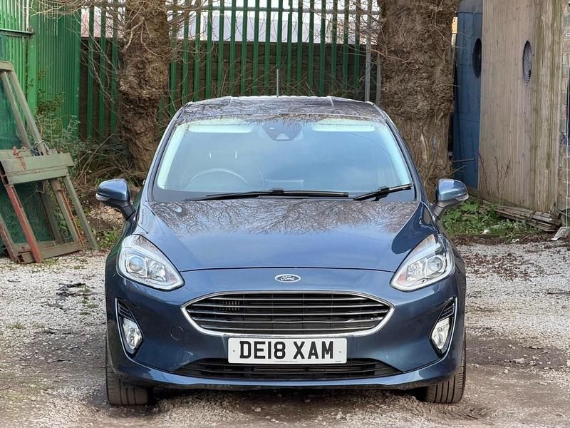 Used Ford Fiesta Titanium 2018 Blue Hatchback