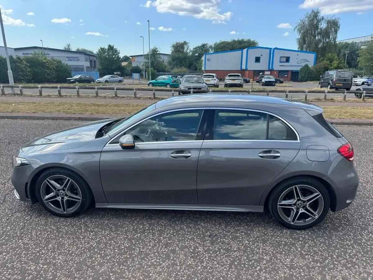 Used Mercedes A180 AMG line 116 HP (85 kW) 2019 Grey Hatchback