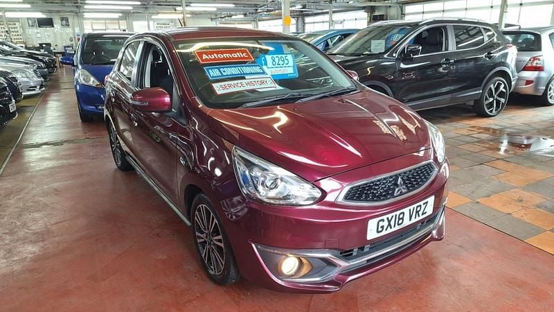 Used Mitsubishi Mirage 2018 Purple Hatchback