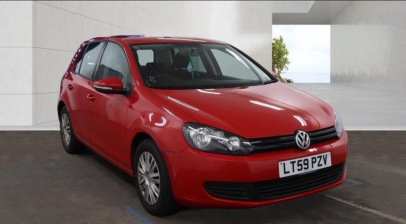 Used VW Golf VI S 122 HP (89 kW) 2010 Red Hatchback