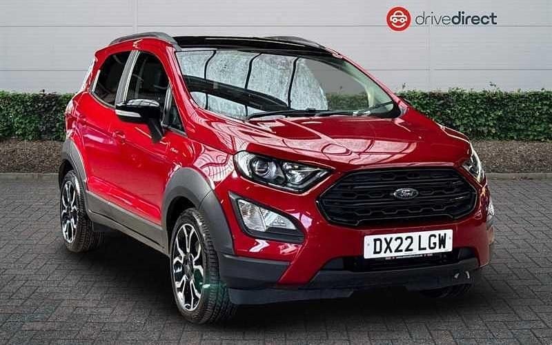 Red Used 2022 Ford Ecosport Active SUV | £11,600 (Fair price) - Image 1/4
