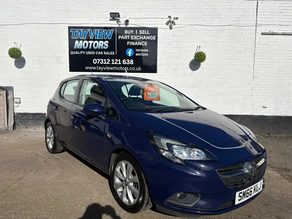 Used Vauxhall Corsa 75 HP (55 kW) 2016 Blue Hatchback
