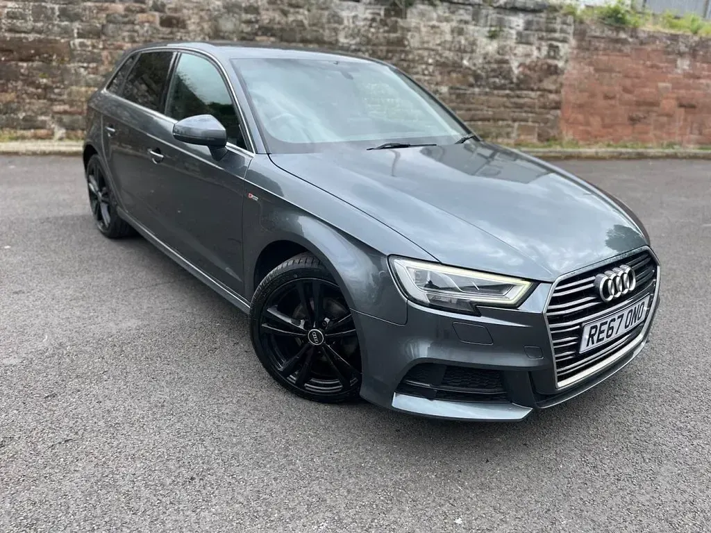 Used Audi A3 S-Line 116 HP (85 kW) 2017 Grey Hatchback
