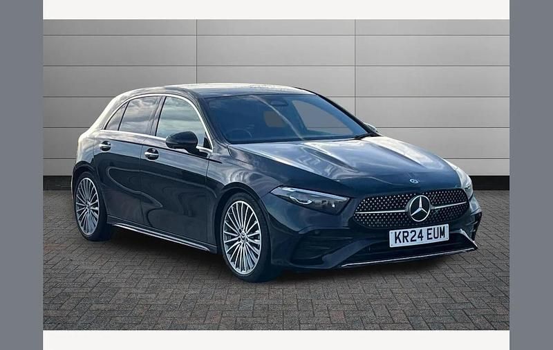 Black Used 2024 Mercedes A180 AMG Line Premium Plus Hatchback | £23,990 (Fair price) - Image 1/3