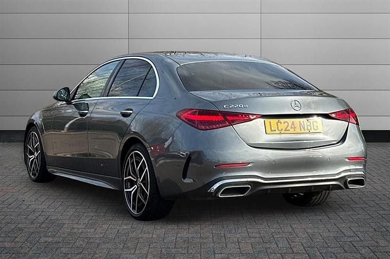 Used Mercedes C220 AMG Line Premium Plus 200 HP (147 kW) 2024 Grey Sedan