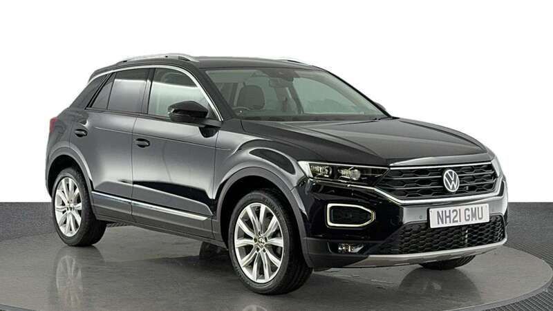 Black Used 2021 VW T-Roc SEL SUV | £18,920 (Good price) - Image 1/4