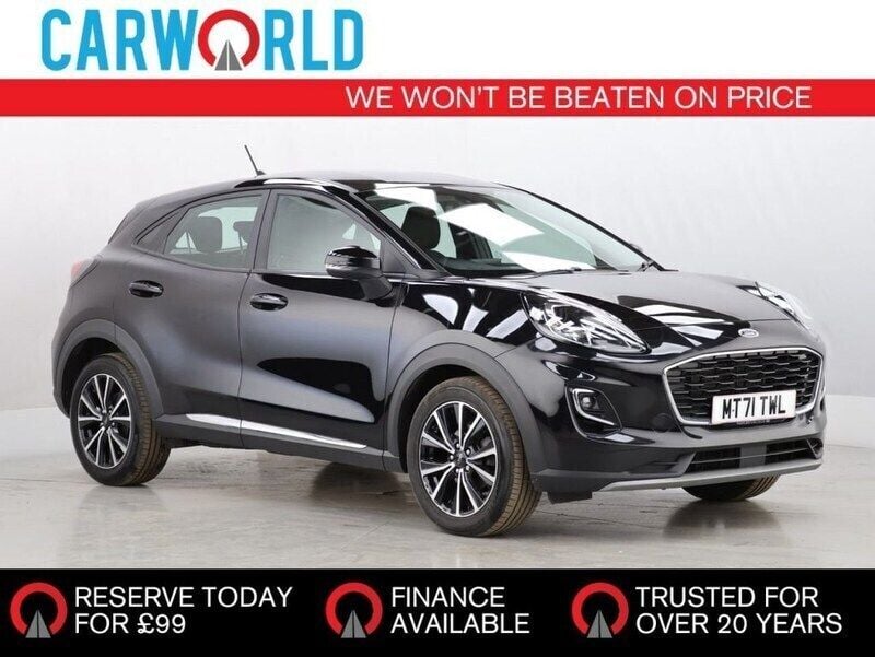 Black Used 2022 Ford Puma Titanium SUV | £13,990 (Super price) - Image 1/3