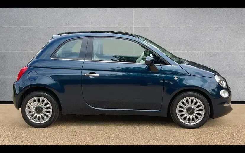 Used Fiat 500 Lounge 69 HP (50 kW) 2017 Blue Hatchback