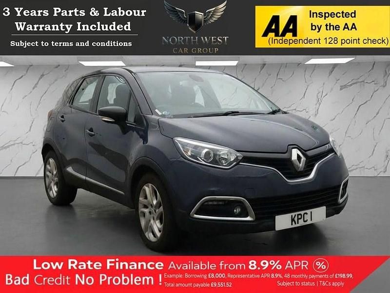 Used Renault Captur Dynamique 90 HP (66 kW) 2016 Blue SUV