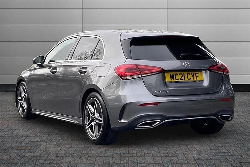 Used Mercedes A220 AMG line 190 HP (139 kW) 2021 Mountain grey Hatchback