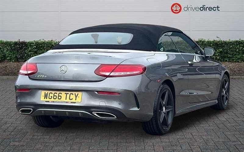Used Mercedes C220 AMG Line Premium Plus 170 HP (125 kW) 2018 Cabriolet