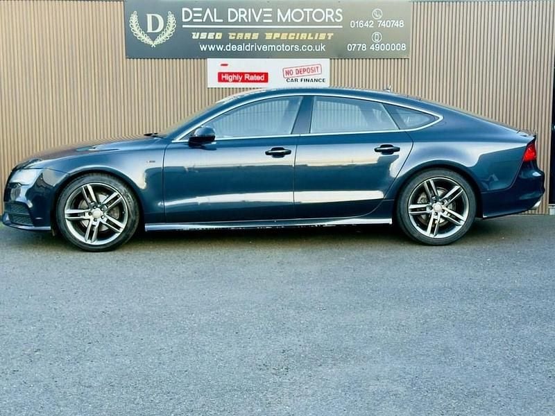 Used Audi A7 Sportback S-Line 204 HP (150 kW) 2013 Blue Hatchback