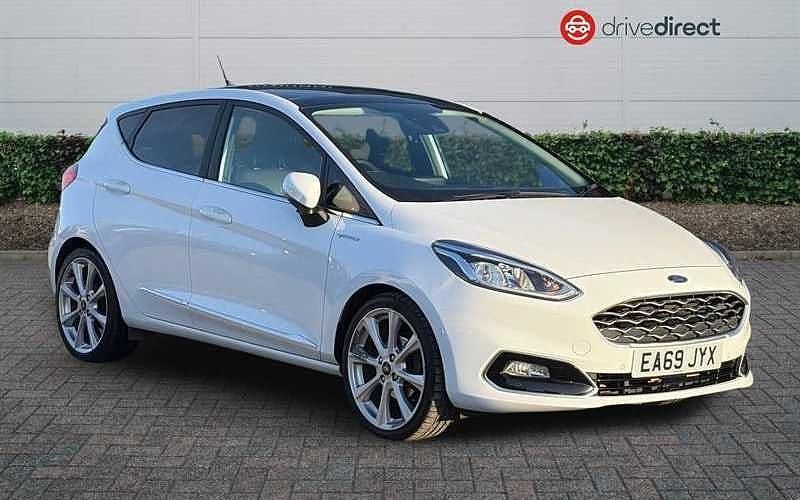 Used Ford Fiesta Vignale 101 HP (74 kW) 2019 White Hatchback