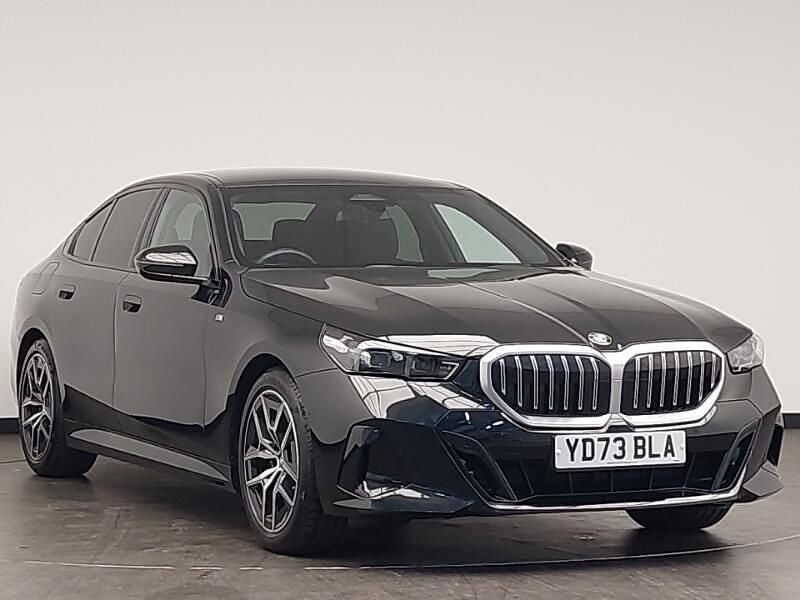 Black Used 2024 BMW 520 M Sport Sedan | £37,498 (Fair price) - Image 1/4