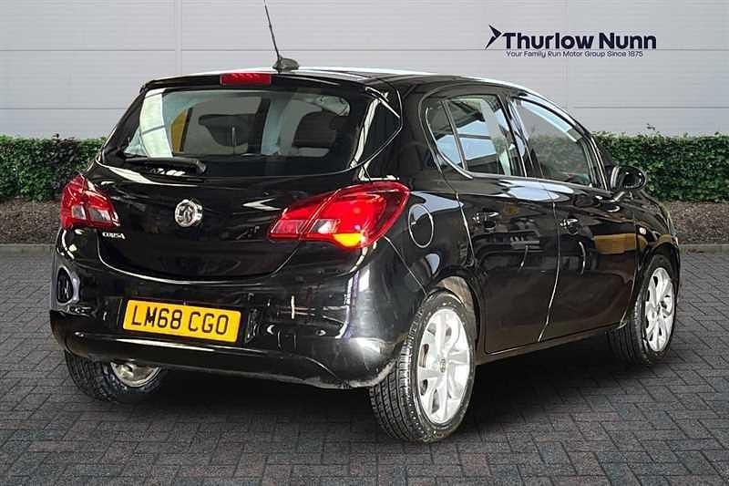 Used Vauxhall Corsa 90 HP (66 kW) 2018 Mineral black Hatchback