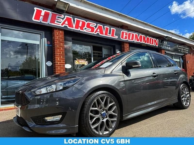 Grey Used 2017 Ford Focus ST-Line Hatchback | £8,500 (Fair price) - Image 1/4