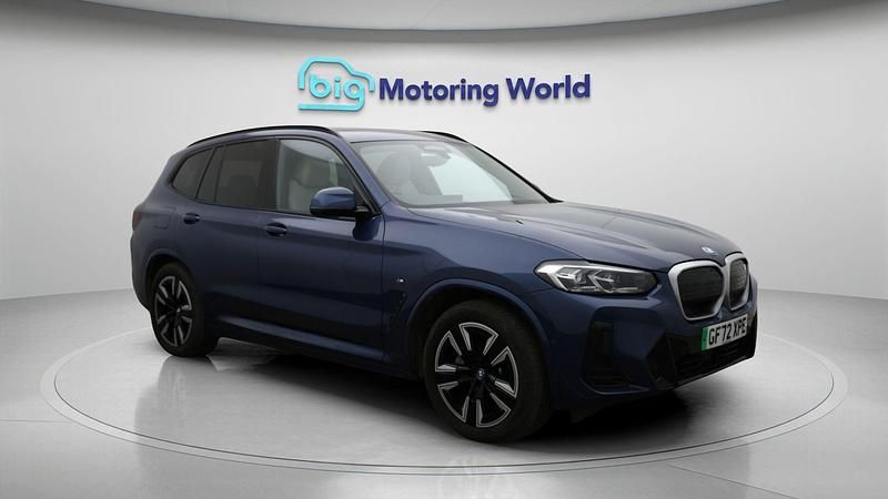 Blue Used 2022 BMW iX3 M Sport SUV | £26,800 (Good price) - Image 1/4