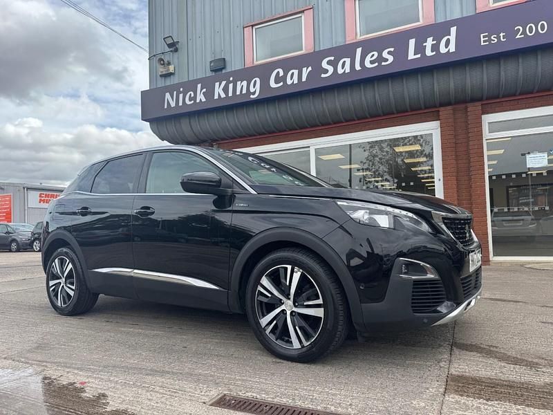 Perla nera black Used 2017 Peugeot 3008 GT-line Hatchback | £9,990 (Fair price) - Image 1/4