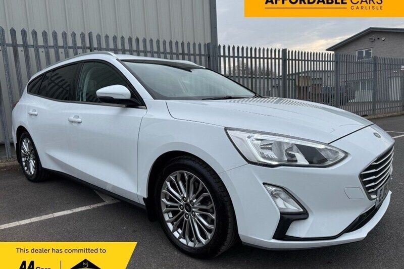White Used 2019 Ford Focus Titanium X Estate | £14,950 (Fair price) - Image 1/1