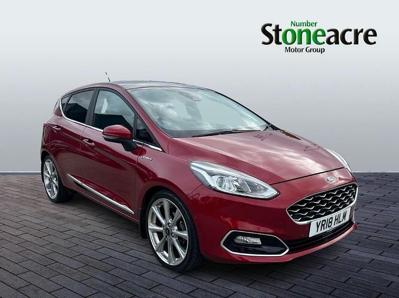 Red Used 2018 Ford Fiesta Vignale Hatchback | £10,782 (Fair price) - Image 1/4