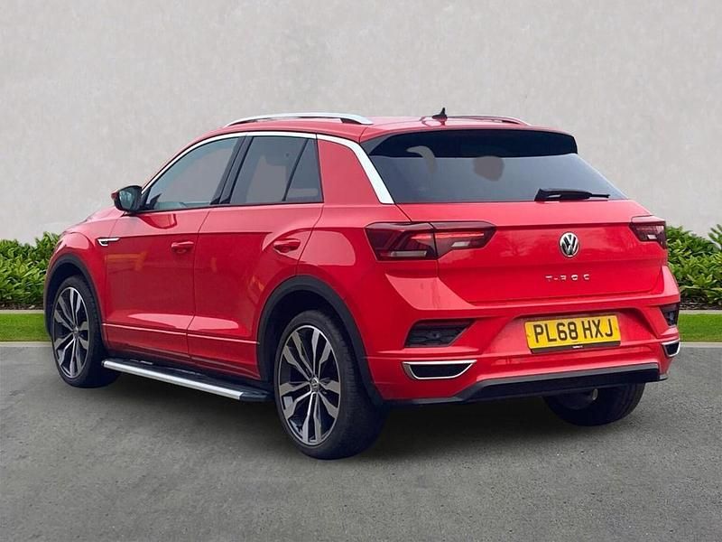 Used VW T-Roc R-line 150 HP (110 kW) 2019 Red SUV