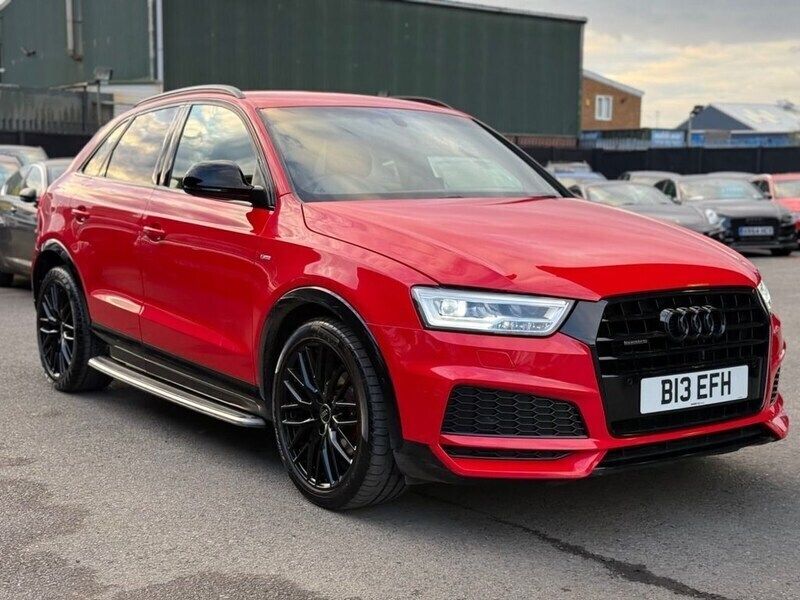 Red Used 2018 Audi Q3 Black Edition SUV | £13,990 (Fair price) - Image 1/4
