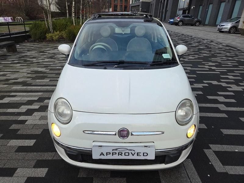 Used Fiat 500 Lounge 2008 White Hatchback