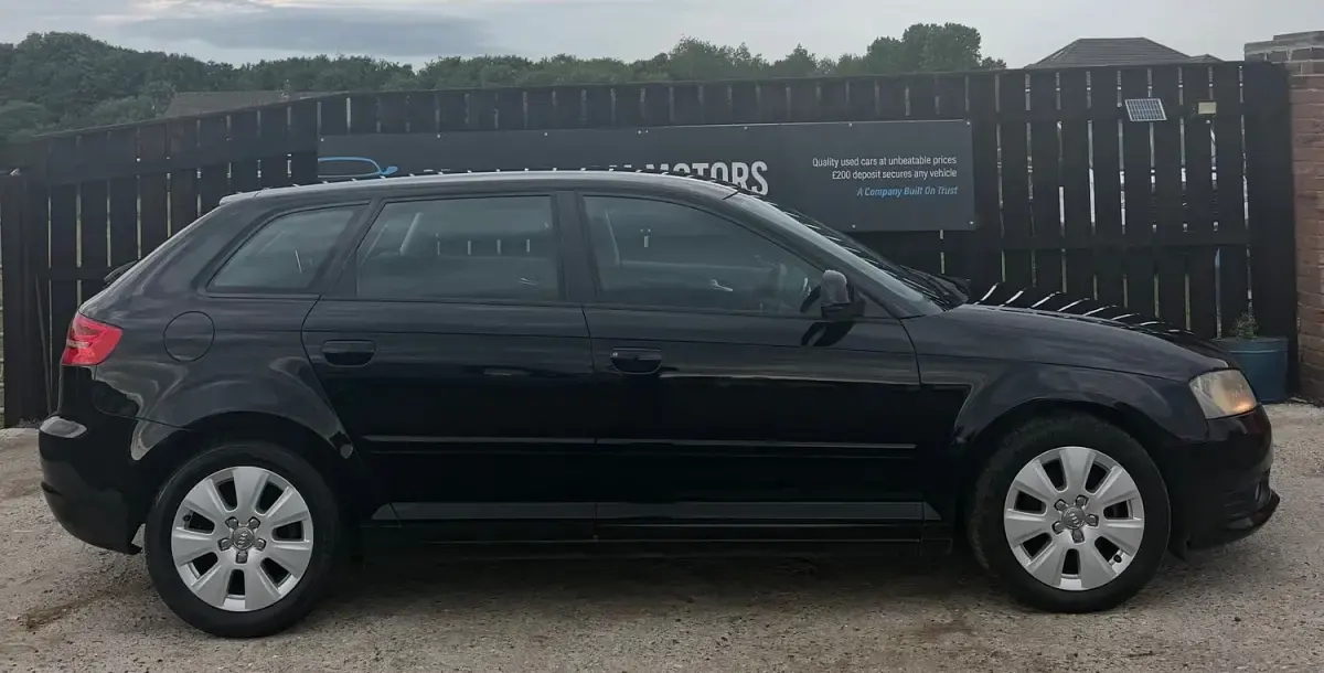 Used Audi A3 105 HP (77 kW) 2009 Black Hatchback