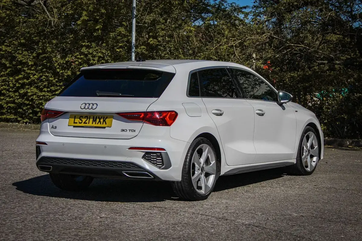 Used Audi A3 Sportback S-Line 2021 White Hatchback