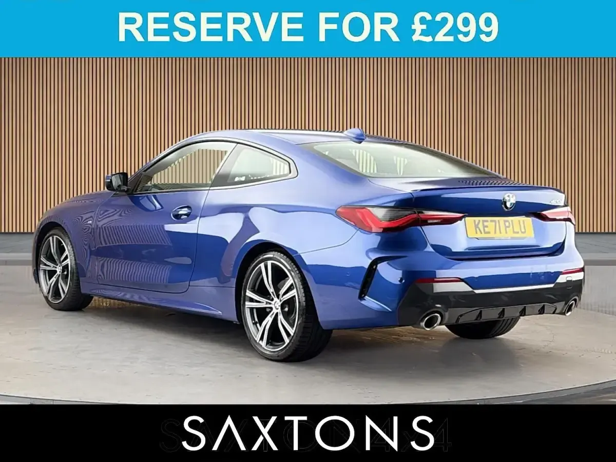 Used BMW 420 M Sport 184 HP (135 kW) 2022 Blue Coupe