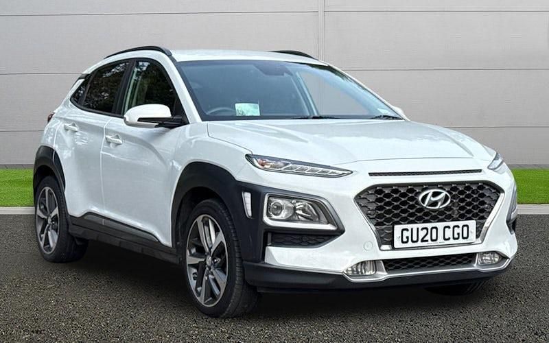 Used Hyundai Kona Premium SE 120 HP (88 kW) 2020 White SUV