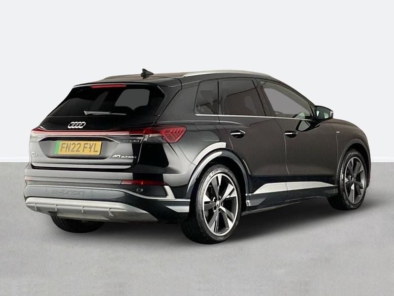 Used Audi Q4 e-tron S-Line 150 kW (204 HP) 2022 Black SUV