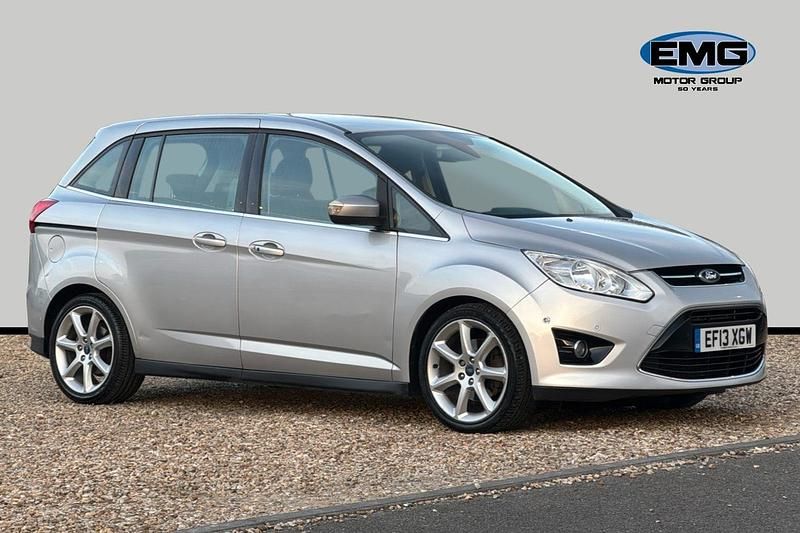 Used Ford Grand C-Max Titanium 150 HP (110 kW) 2013 Silver MPV