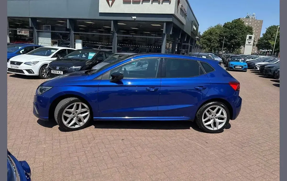 Used Seat Ibiza FR 115 HP (84 kW) 2021 Blue Hatchback