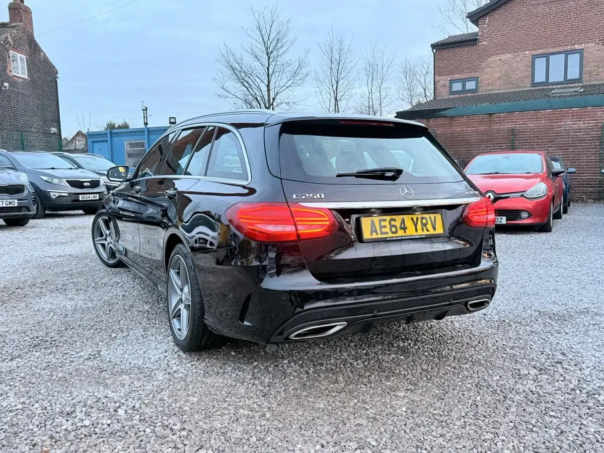 Used Mercedes C250 AMG line 2014 Black Estate