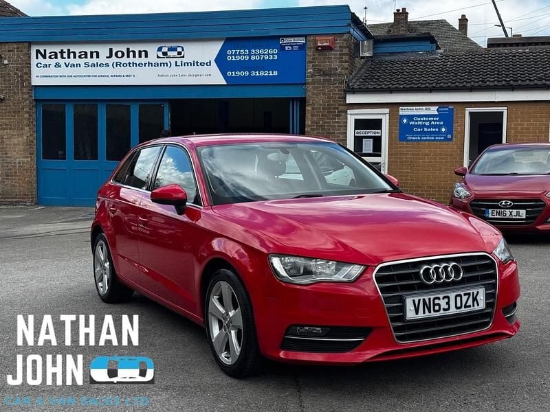 Red Used 2014 Audi A3 Sportback Sport Hatchback | £5,395 (A bit pricey) - Image 1/4