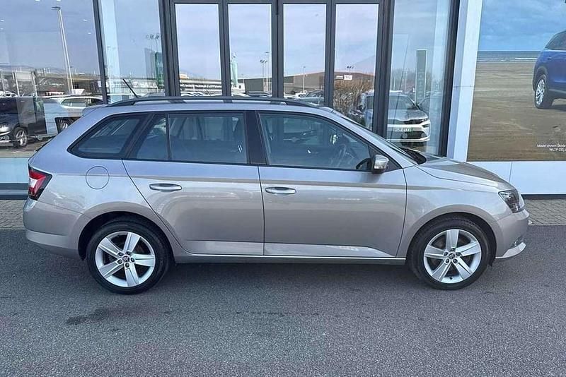 Used Skoda Fabia SE L 108 HP (79 kW) 2018 Cappuccino beige metallic Estate
