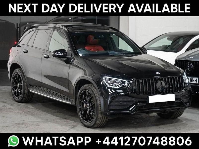 Black Used 2022 Mercedes GLC300e AMG line SUV | £34,995 (Fair price) - Image 1/3