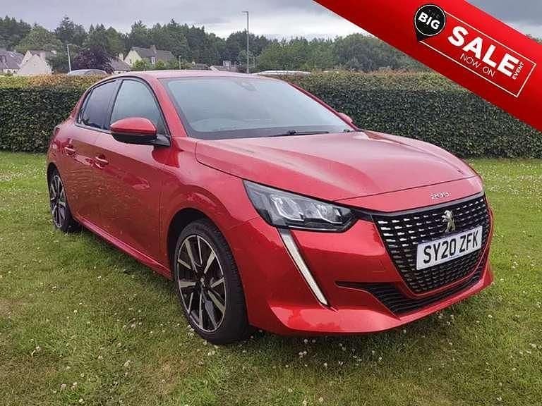 Red Used 2020 Peugeot 208 Allure Premium Hatchback | £12,095 (Fair price) - Image 1/4