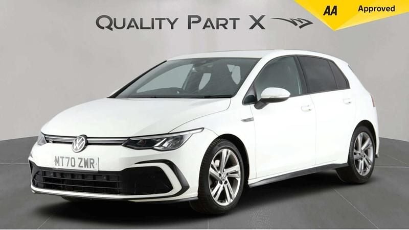 Used VW Golf VII R-line 150 HP (110 kW) 2020 White Hatchback