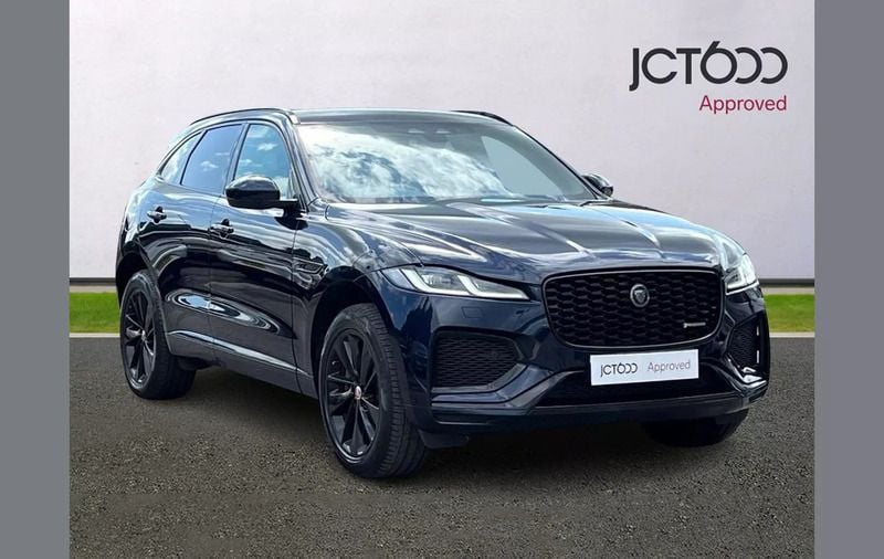 Blue Used 2022 Jaguar F-Pace R-Dynamic SUV | £33,825 (Good price) - Image 1/4