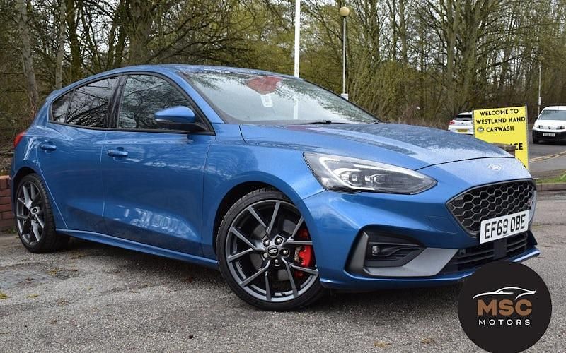 Used Ford Focus ST 280 HP (205 kW) 2020 Blue Hatchback